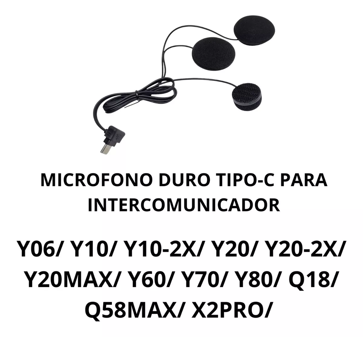 Micrófono Blando Q58max Moto Casco Repuesto Auricular Tipo-c - Image 7