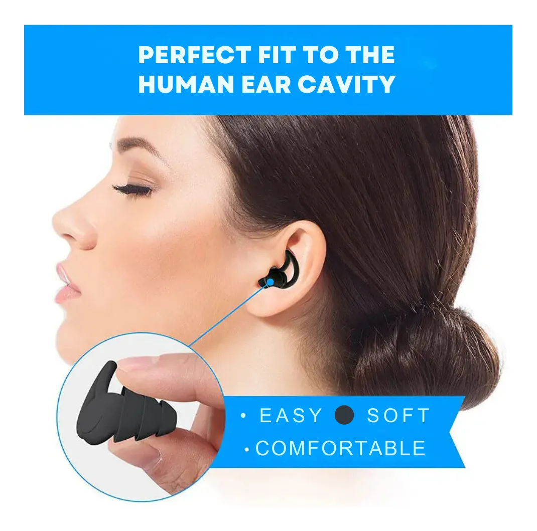 Tapones Dormir Suaves Protector Oído Cancelación Ruido - Image 8