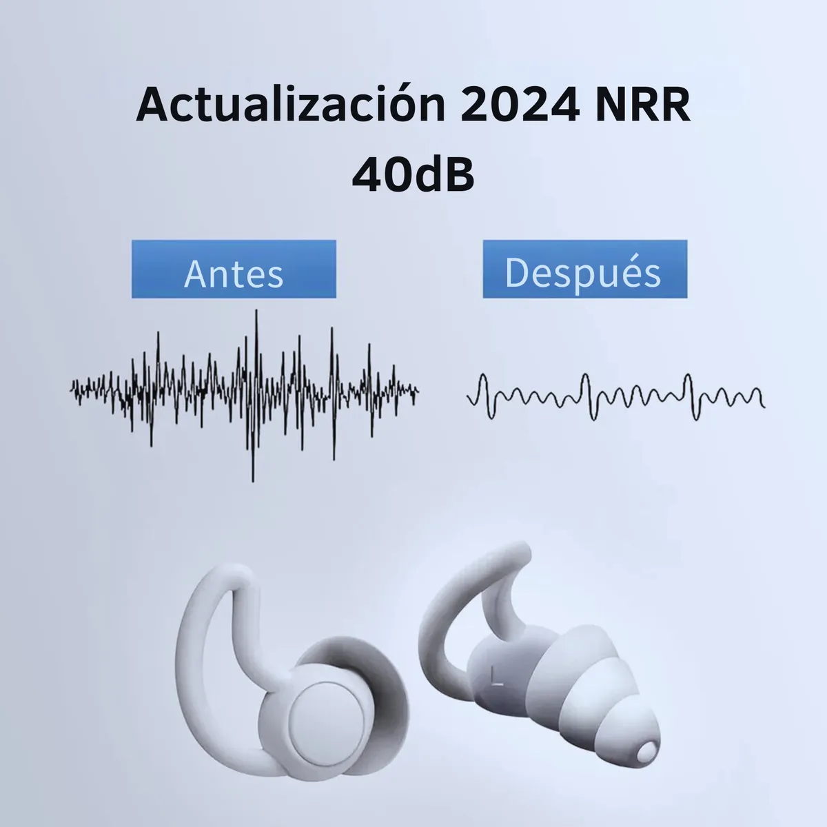 Tapones Dormir Suaves Protector Oído Cancelación Ruido - Image 5