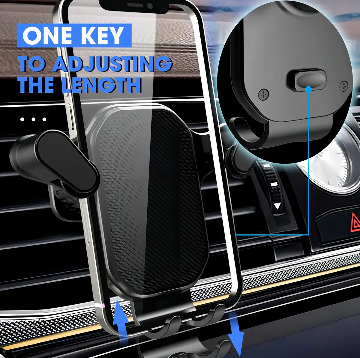 Soporte Celular Para Auto Rejilla Holder Ajustable Fijo - Image 7