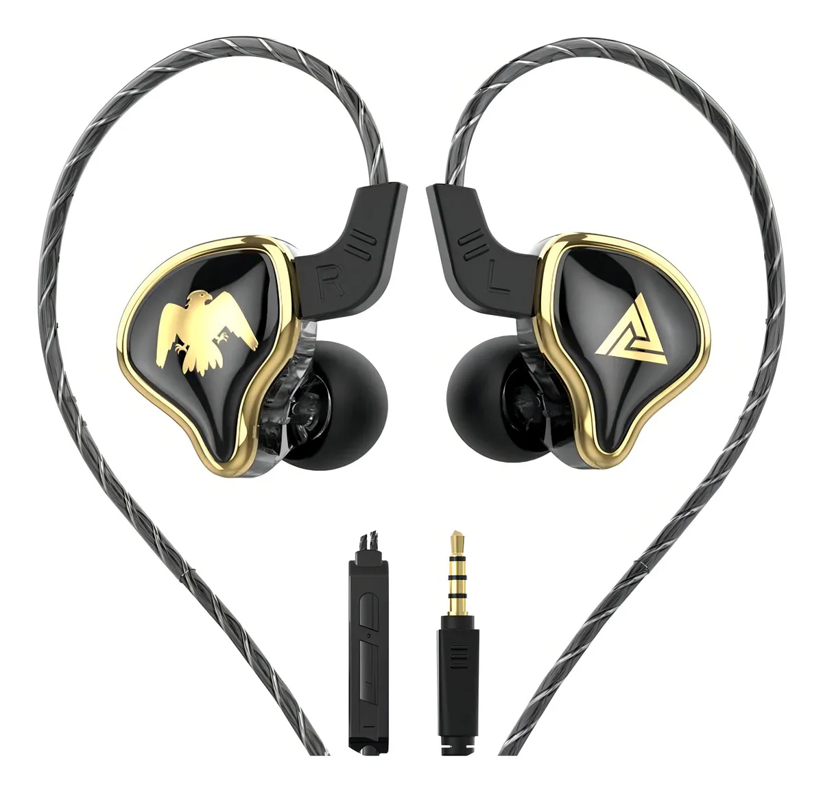 Audífonos Qkz Ares Monitoreo 3.5mm Profesionales