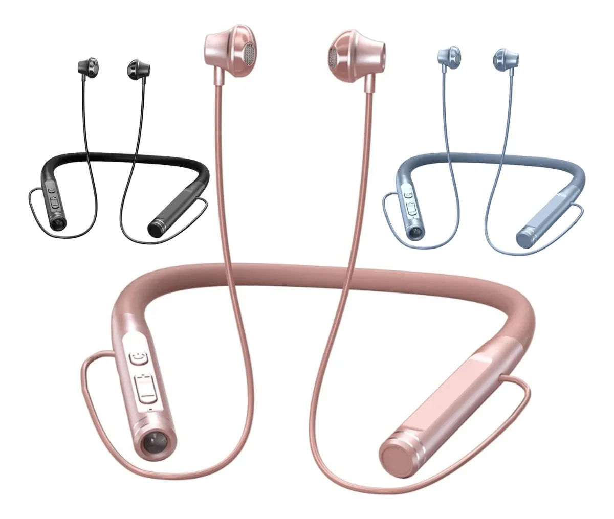 Audífonos Bluetooth Linterna Cuello Deportiva 100 Horas