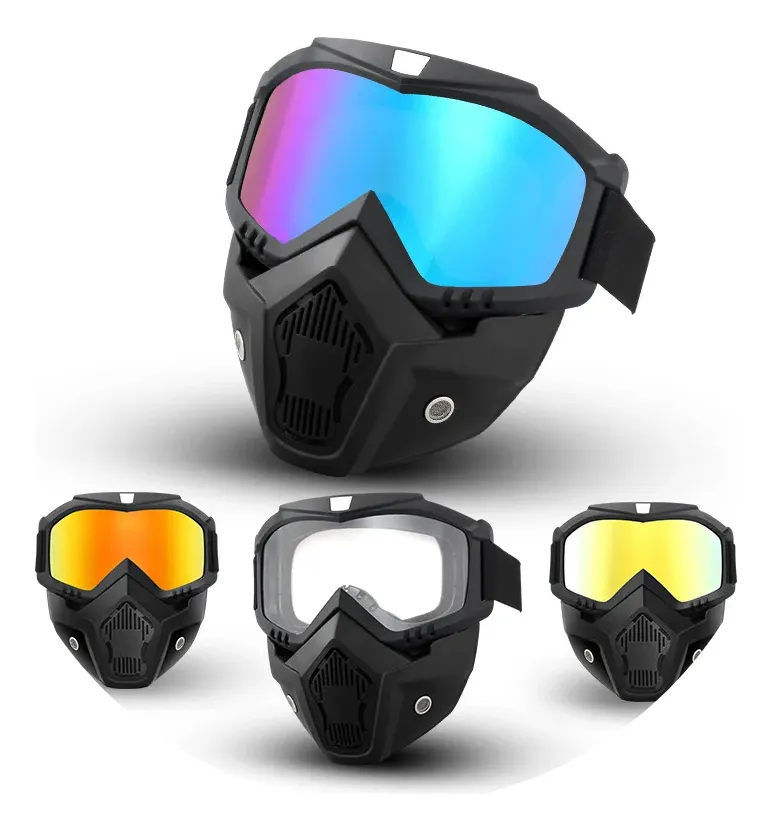 Careta Desmontable Motocross Painball Airsoft Ciclismo - Image 16