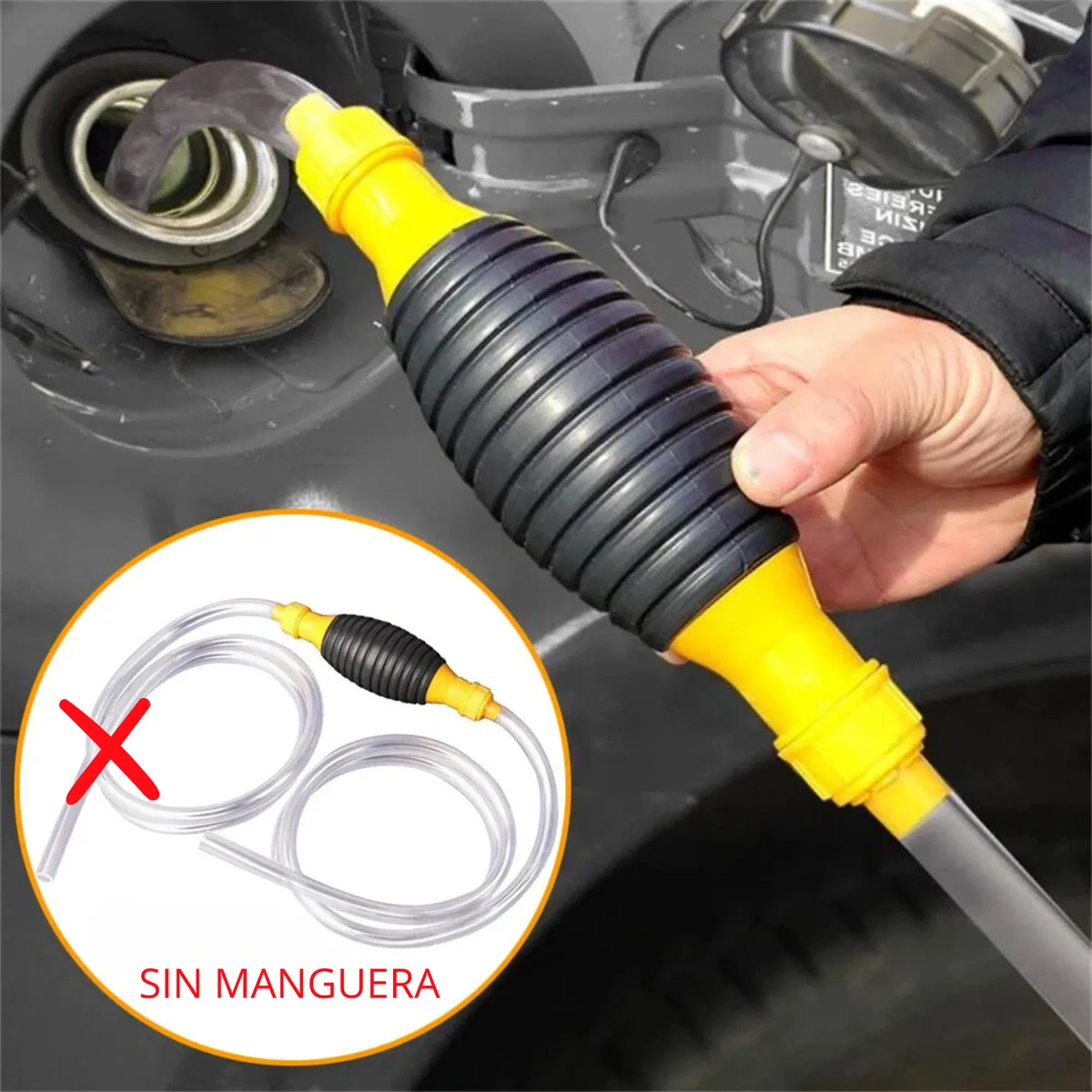 Bomba De Succión Para Transferencia De Combustible Líquidos - Image 7