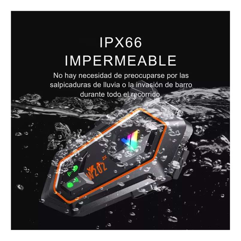 Intercomunicador Y20-2x Bluetooth Moto Casco Combo X2und - Image 4