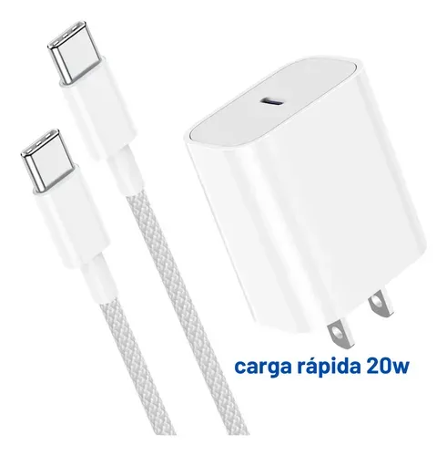 Cargador 20w Carga Rápida Para iPhone 15 Cable Trenzado - Image 5