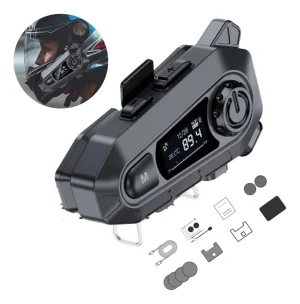 Auriculares Bluetooth A1 Radiofm Casco Moto Llamadas Hd 30hr