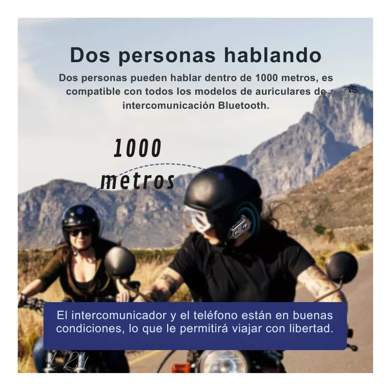 Intercomunicador Bluetooth Y20-2x Para Casco Moto Auricular - Image 10