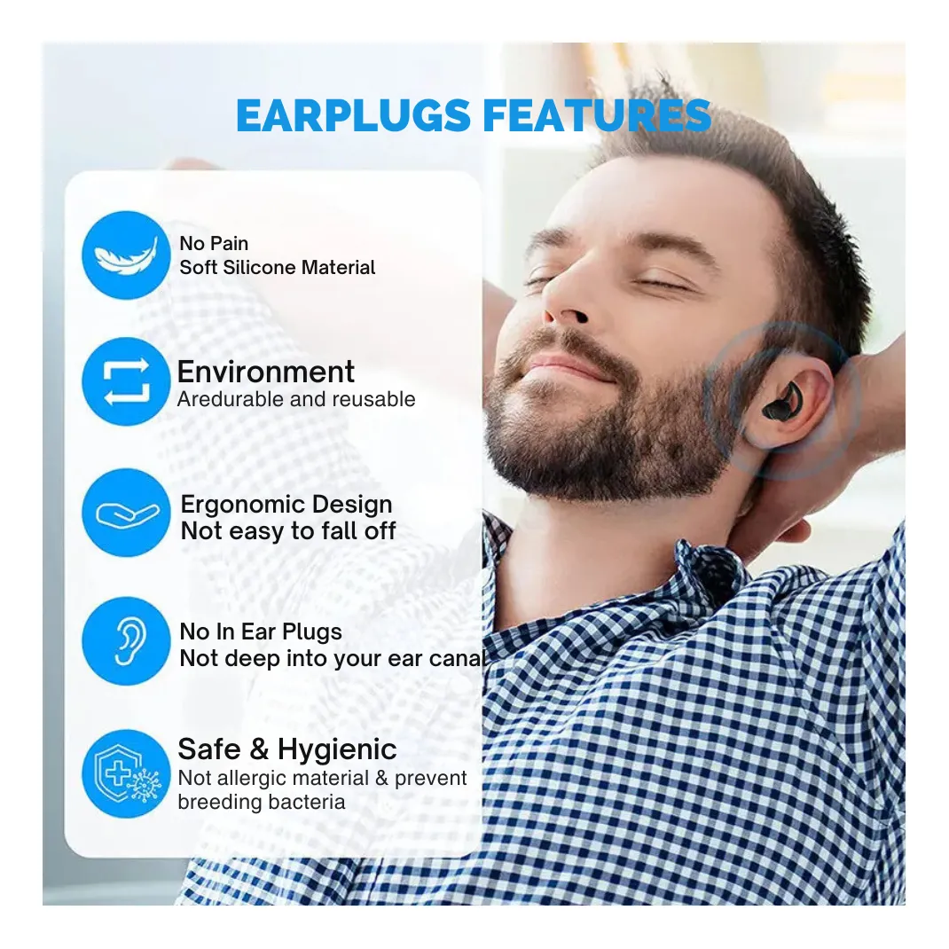 Tapones Dormir Suaves Protector Oído Cancelación Ruido - Image 7