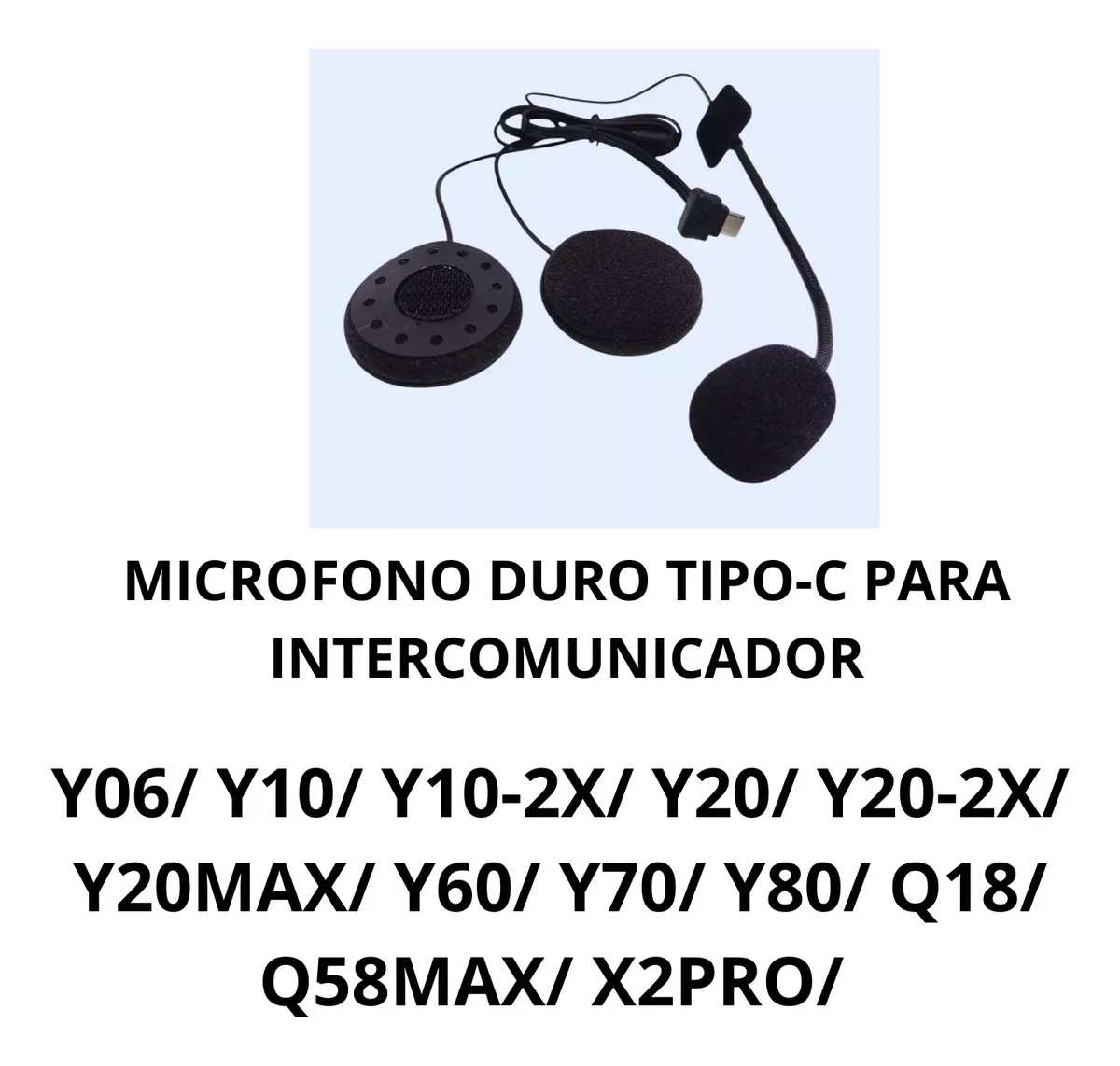 Micrófono Duro Q58max Moto Casco Repuesto Auricular Tipo-c - Image 5