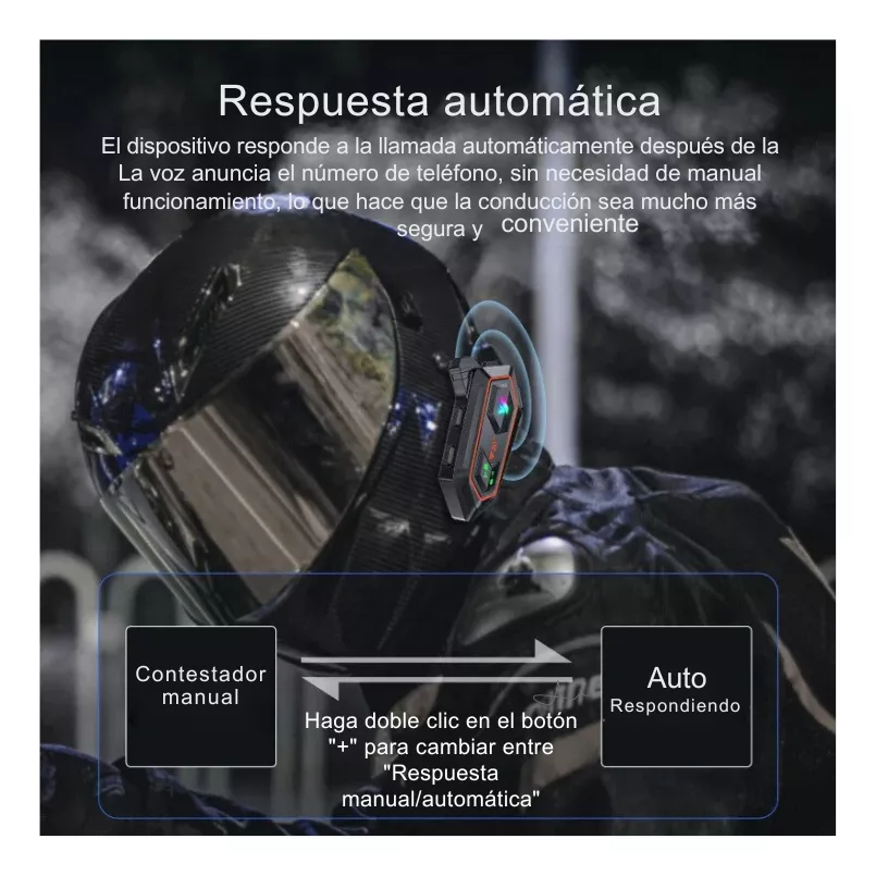 Intercomunicador Bluetooth Y20-2x Para Casco Moto Auricular - Image 2