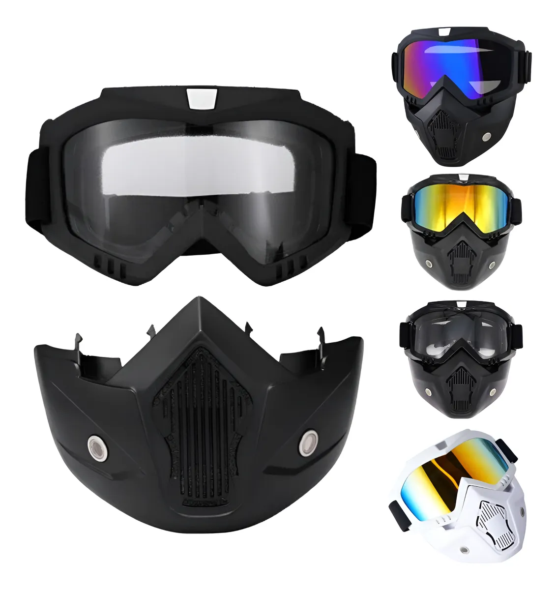 Careta Lente Polarizado Motocross Painball Airsoft Ciclismo