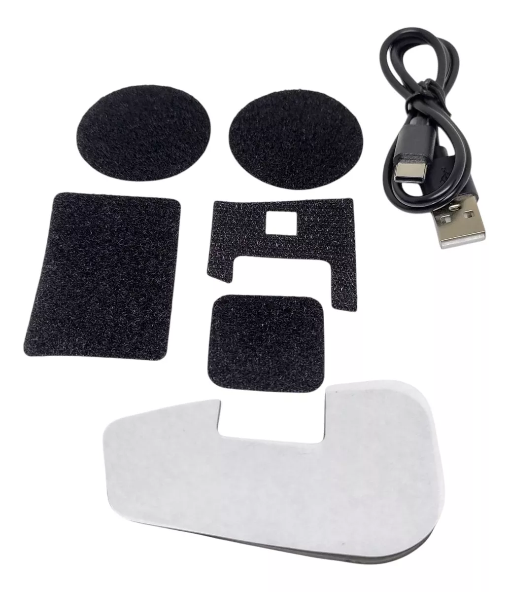 Kit Stickers Clip Cable T-c Micrófono Duro Q58max Moto Casco - Image 9