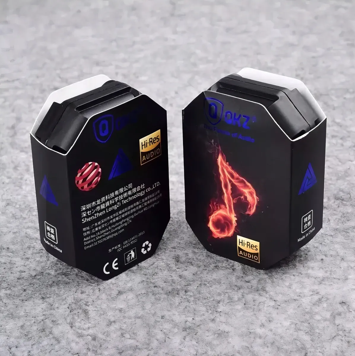 Audifonos Profesionales Monitoreo Qkz Ak6 Excelente Calidad Color Azul - Image 3