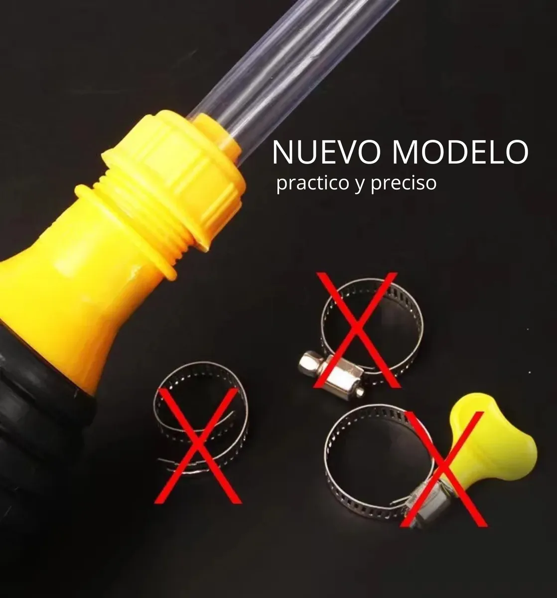 Bomba De Succión Para Transferencia De Combustible Líquidos - Image 4