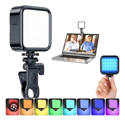 Panel Luz Led Selfie Rgb Portátil Multicolor Recargable