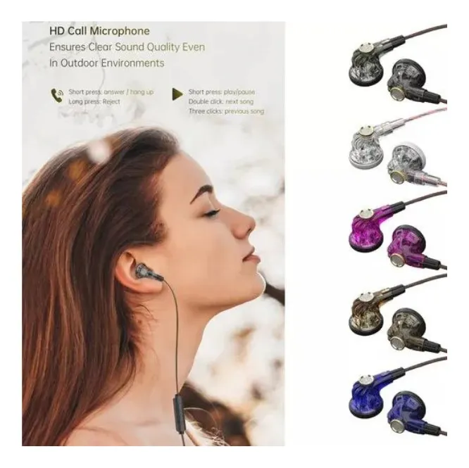 Audífonos Qkz- Mdr In-ear Cancelación De Ruido 3.5mm Calidad - Image 2