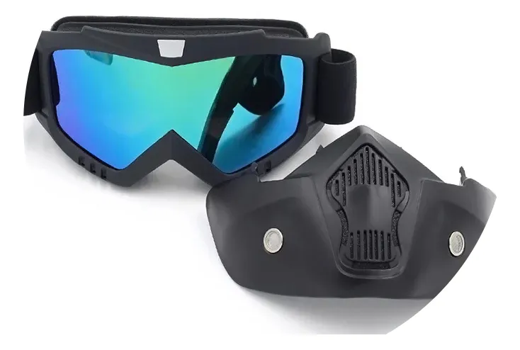 Careta Lente Polarizado Motocross Painball Airsoft Ciclismo - Image 6