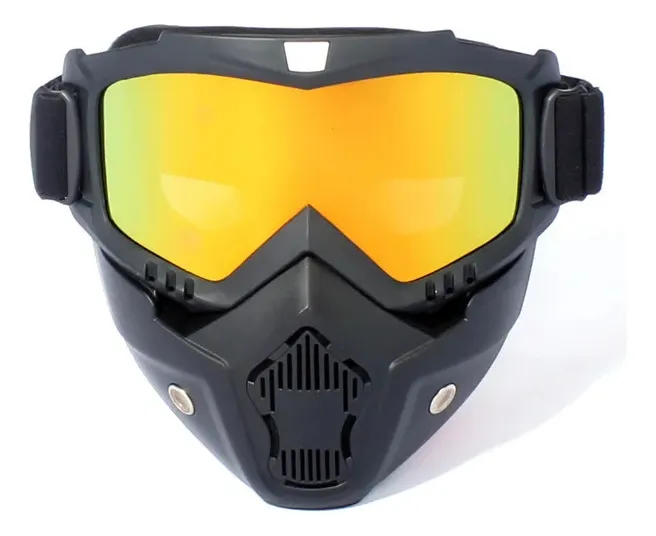 Careta Desmontable Motocross Painball Airsoft Ciclismo - Image 9